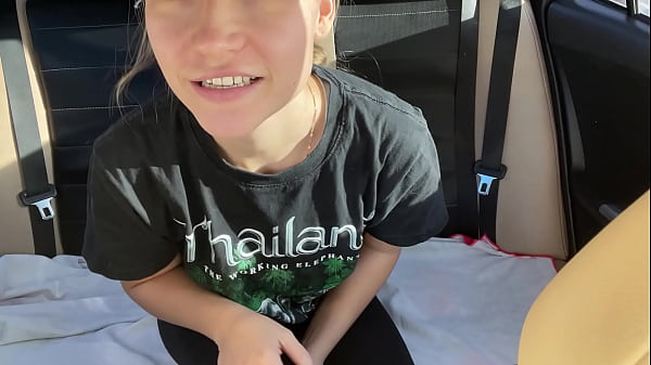 Public squirt in the backseat of someone else’s car!