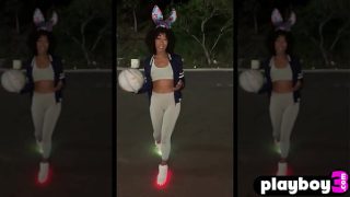 Sexy ebony MILF pornstar with perfect ass and hot small tits Misty Stone masturbated