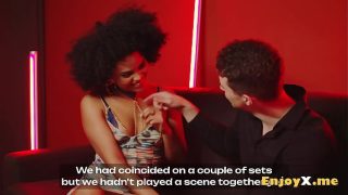 Brunette’s breakfast fantasy shattered in kitchen, but gonzo XXX porn awaits – fire up passion!